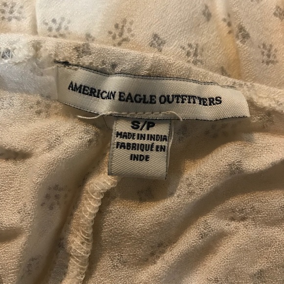 American Eagle Cream Fit And Flare Dress - Picture 7 of 8